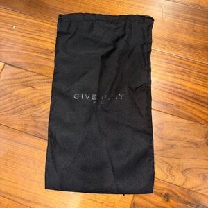 Givenchy Black Logo Dust Bag authentic never used